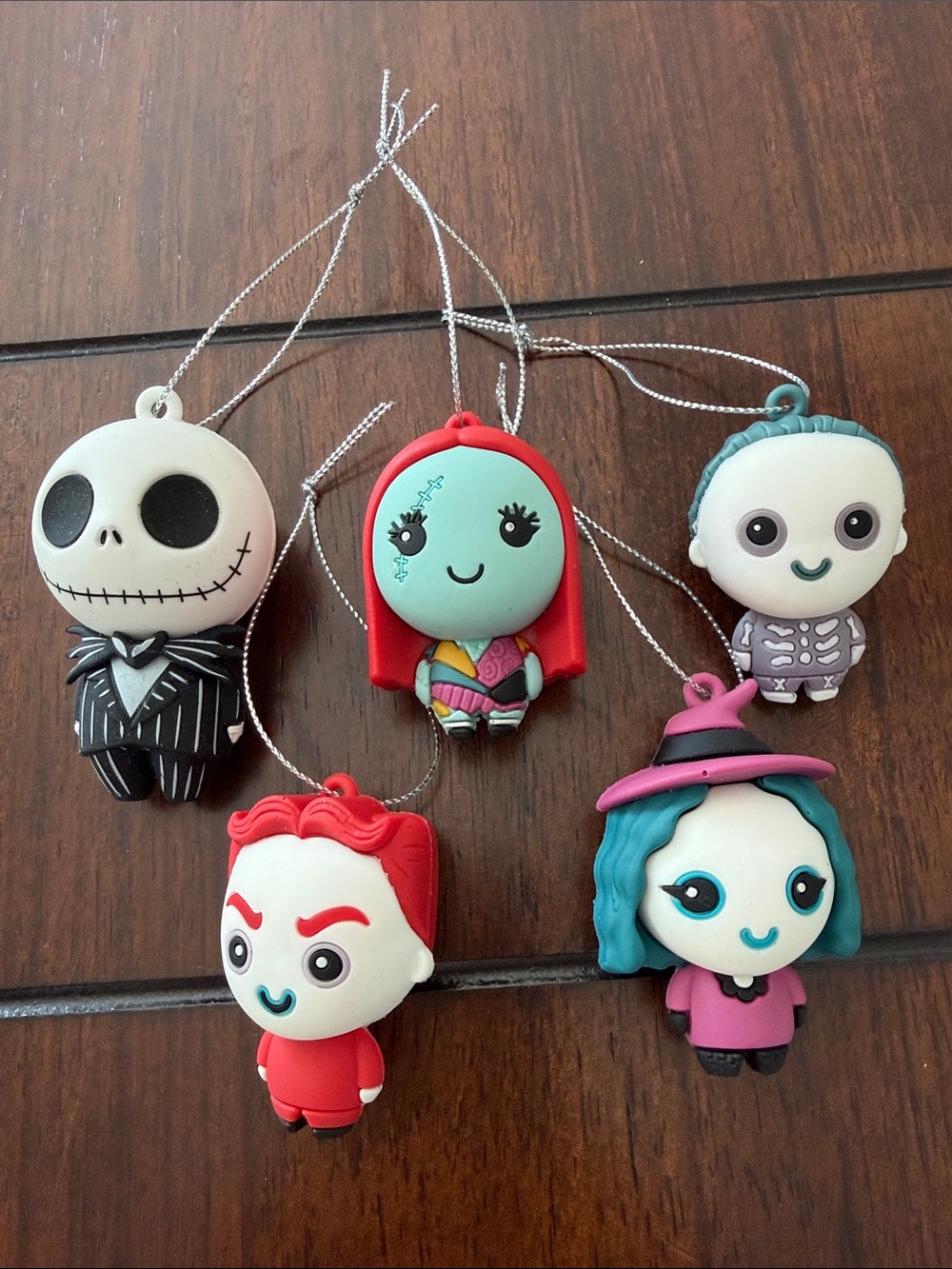 NIGHTMARE BEFORE Hallmark Mystery Ornaments Jack Sally Shock Lock Barrel Set
